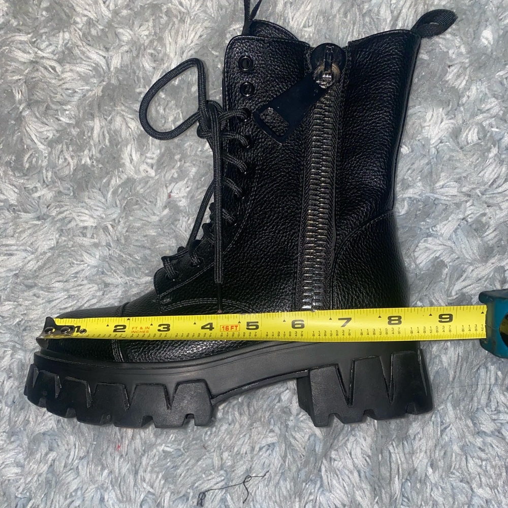 Brand new beautiful, vegan leather combat boots - Picture 7 of 11